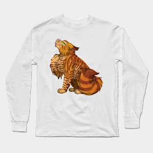 Ginger Tabby Longhair Long Sleeve T-Shirt